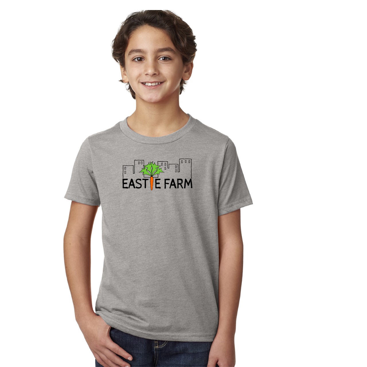 Eastie Farm Next Level Apparel Youth CVC Crew